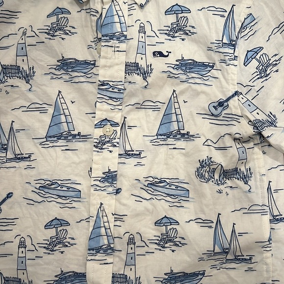 Toddler Boy Vineyard Vines Button Down 4T - Picture 2 of 4